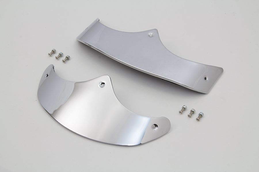 Smooth Fender Tip Set Chrome