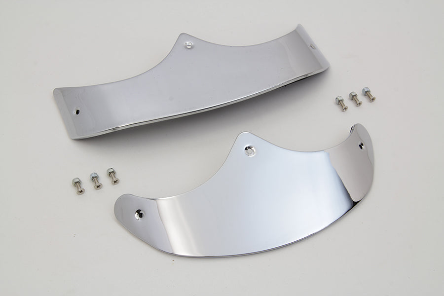 Smooth Fender Tip Set Chrome