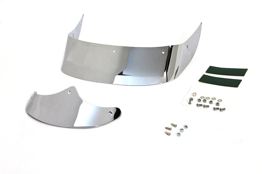 Smooth Fender Tip Set Chrome