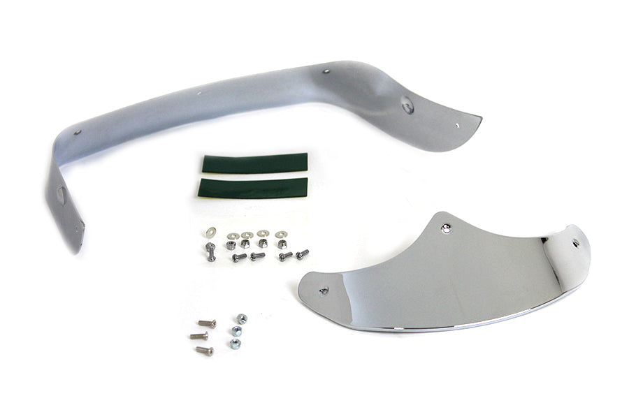 Smooth Fender Tip Set Chrome