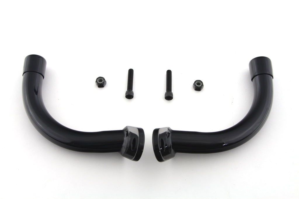Black Saddlebag Guard Eliminator Brackets