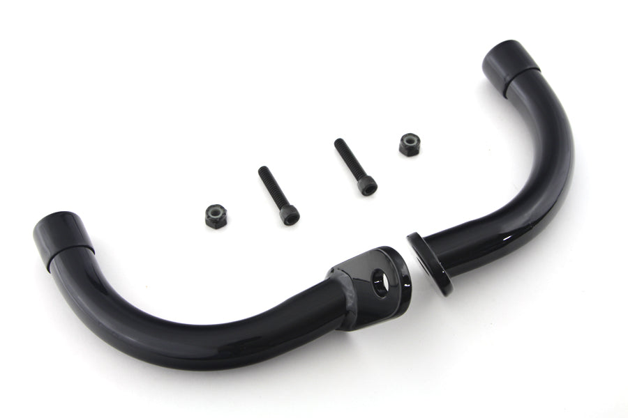 Black Saddlebag Guard Eliminator Brackets