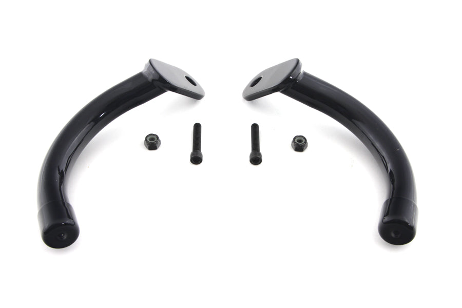 Black Saddlebag Guard Eliminator Brackets