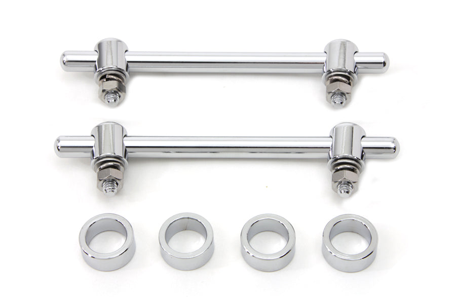 Chrome Front Fender Trim Rail Kit