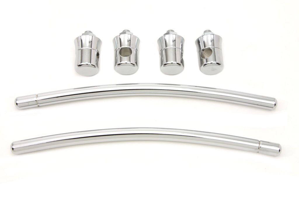 Chrome Front Fender Trim Rail Kit