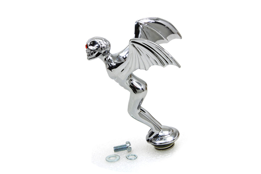 Flying Skull Fender Ornament
