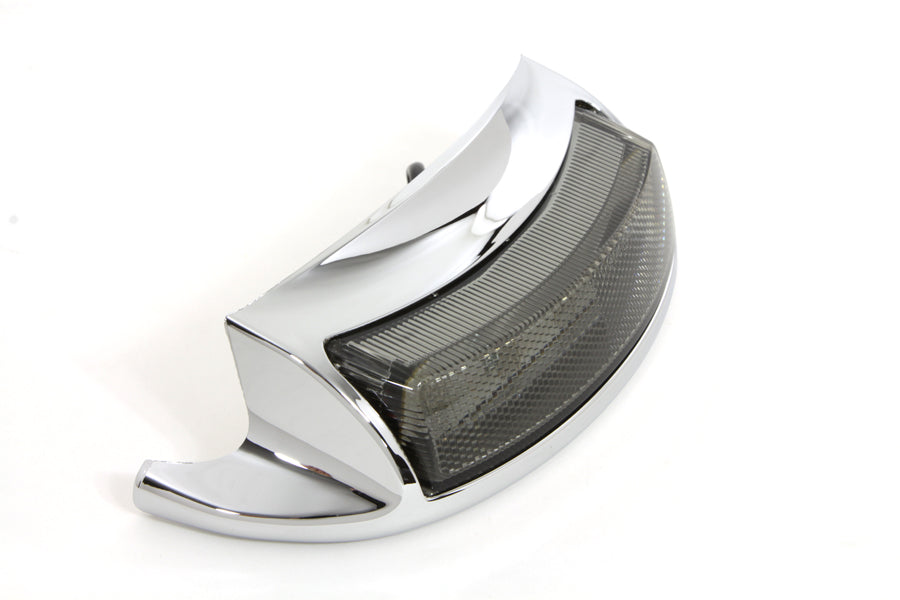 Chrome LED Rear Fender Tip with Smoke Lens