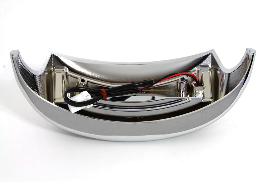 Chrome LED Rear Fender Tip with Smoke Lens