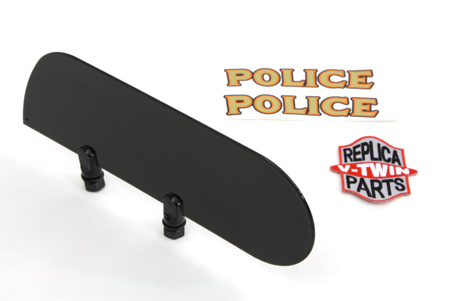 Police Fender Marker Plate