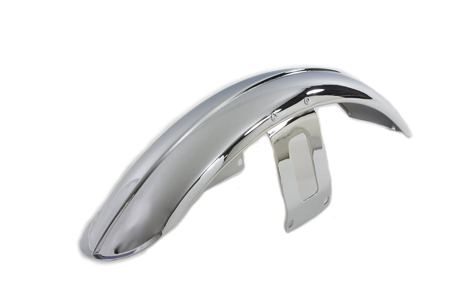 Chrome Front Fender with Chrome Bracket