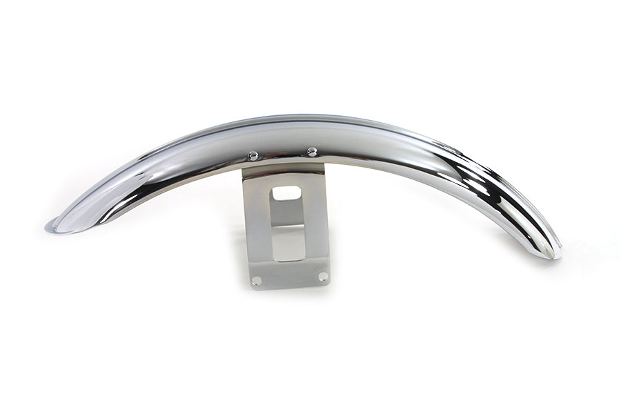 Chrome Front Fender with Chrome Bracket