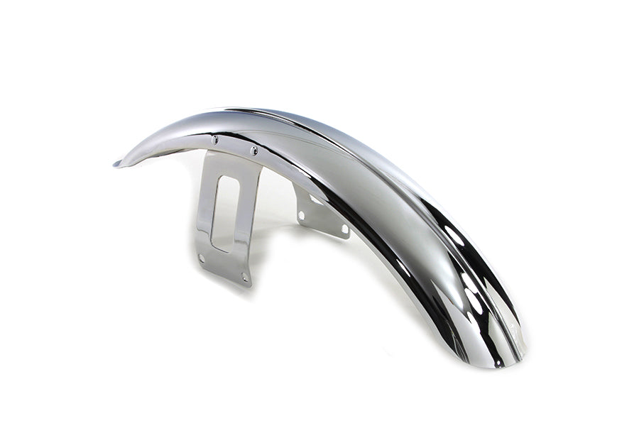Chrome Front Fender with Chrome Bracket
