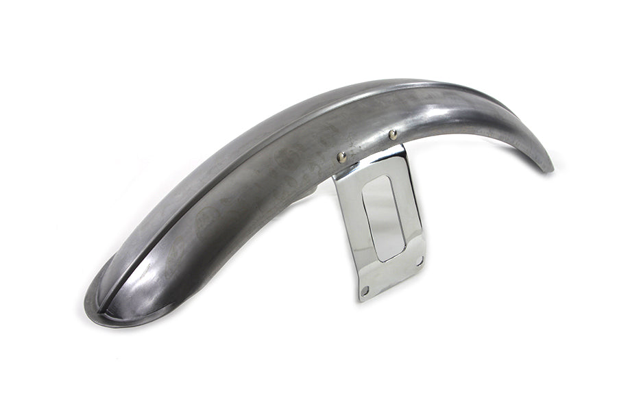 Front Fender with Chrome Bracket