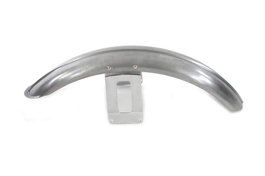Front Fender with Chrome Bracket