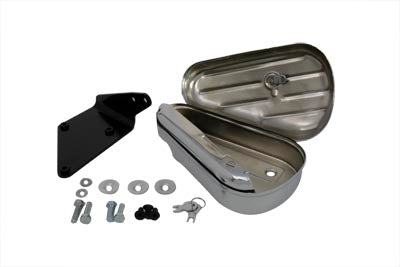 Tool Box and Mount Kit Right Side Chrome