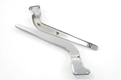 Rear Fender Strut Set Smooth Chrome