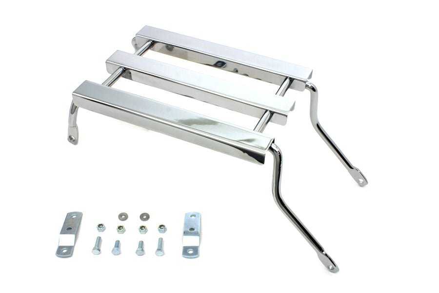 Wyatt Gatling Chrome Retro Luggage Rack