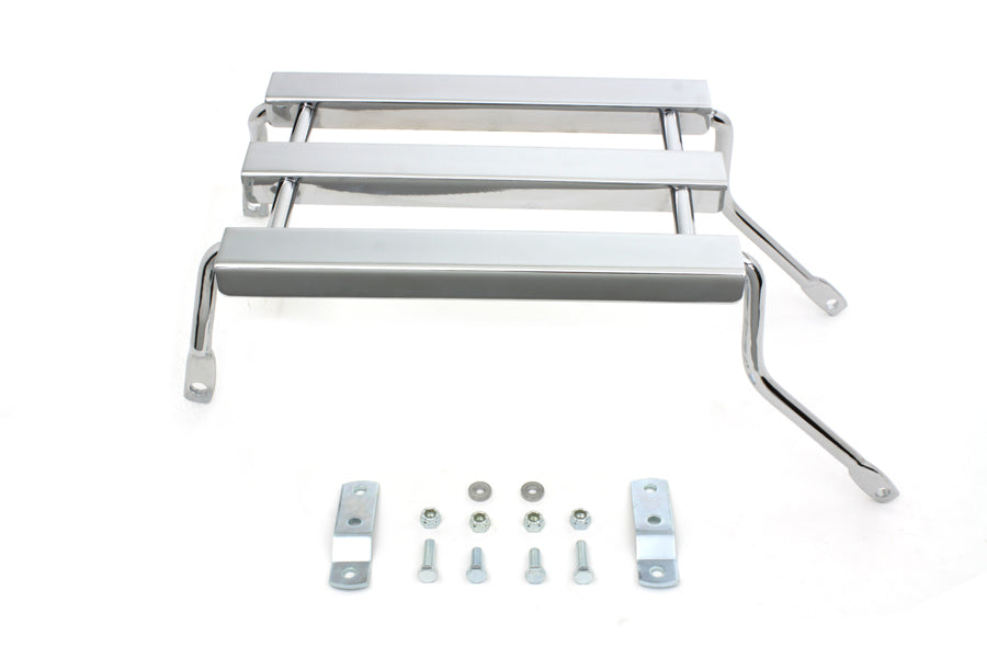 Wyatt Gatling Chrome Retro Luggage Rack