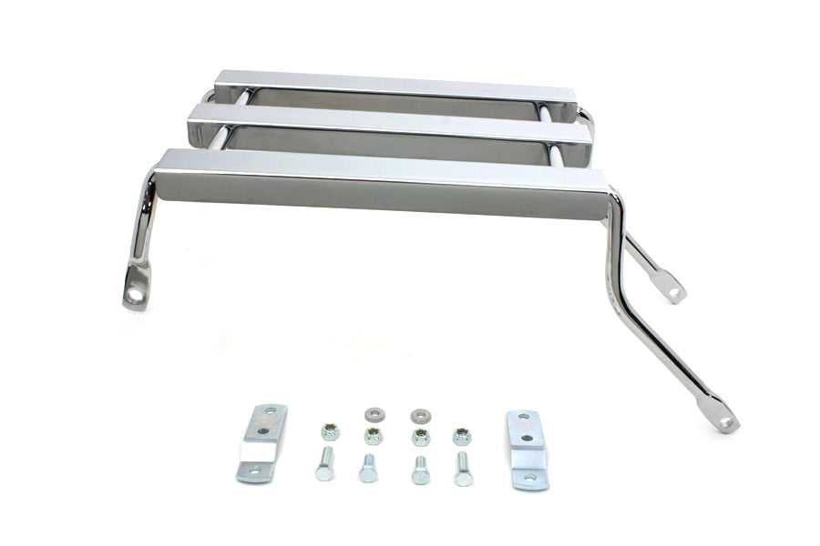 Wyatt Gatling Chrome Retro Luggage Rack