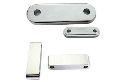 Front Fender Mount Spacer Chrome .375 Thick