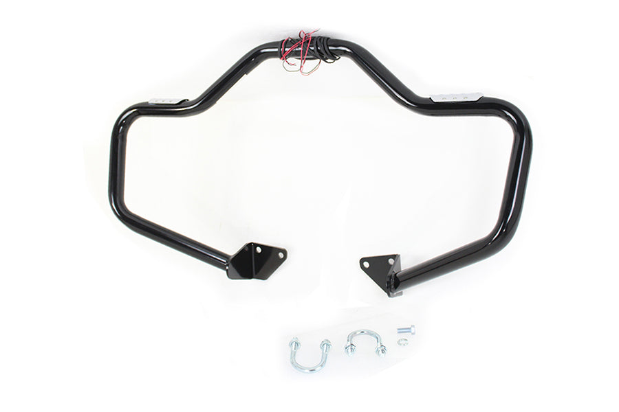 Black Front Turn Signal Highway Bar