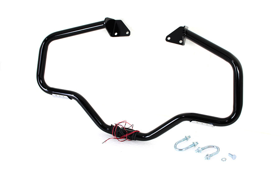 Black Front Turn Signal Highway Bar