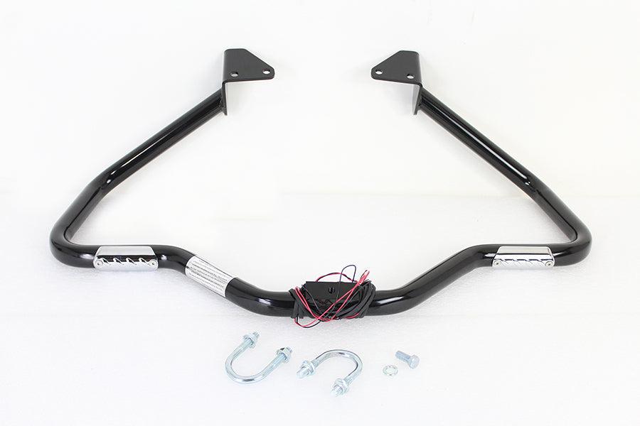 Black Front Turn Signal Highway Bar