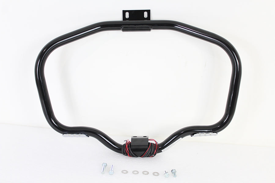 Black Front Turn Signal Highway Bar