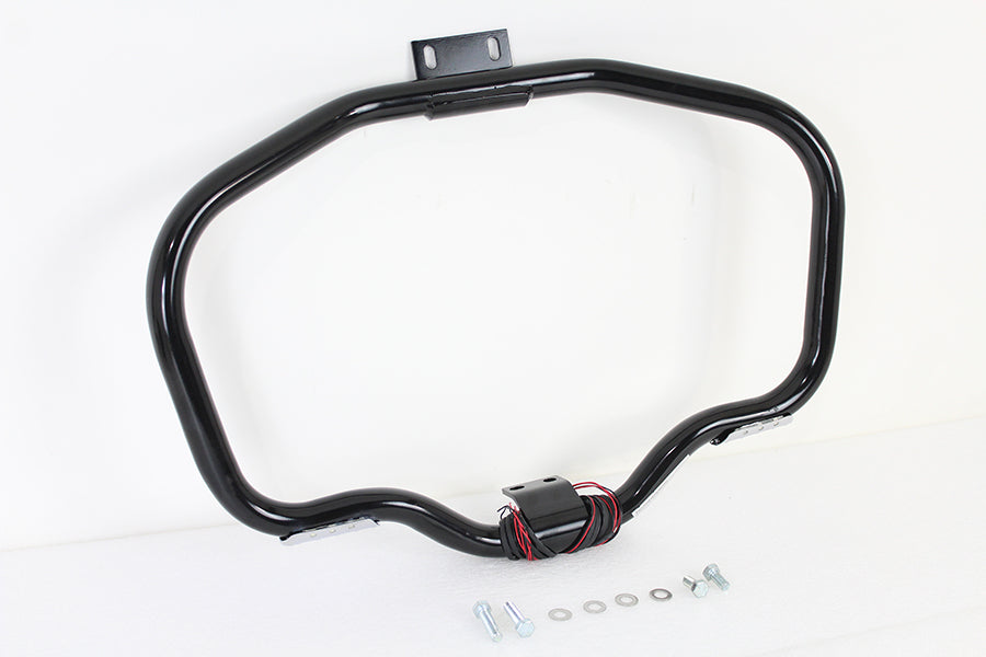 Black Front Turn Signal Highway Bar