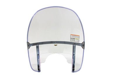 Beaded Windshield with Clear Lower
