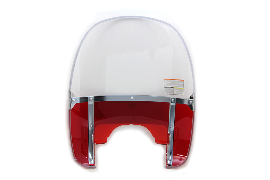 Beaded Windshield Red