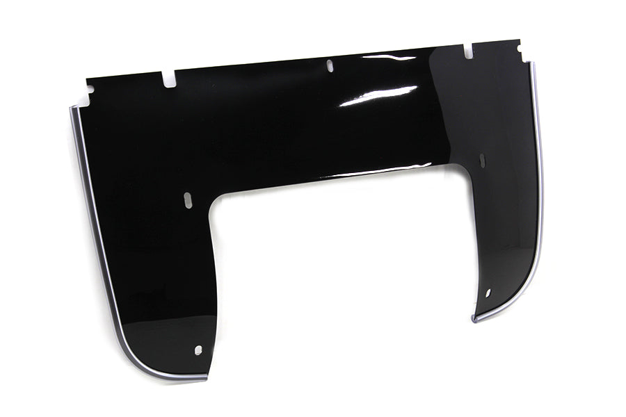 Beaded Lower Windshield Black