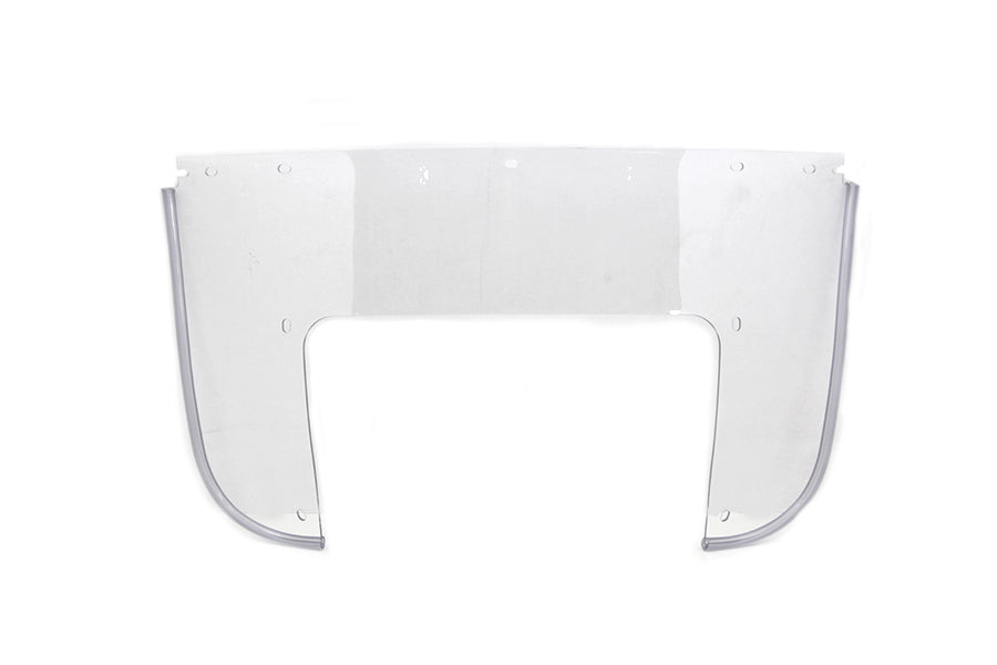 Beaded Lower Windshield Clear