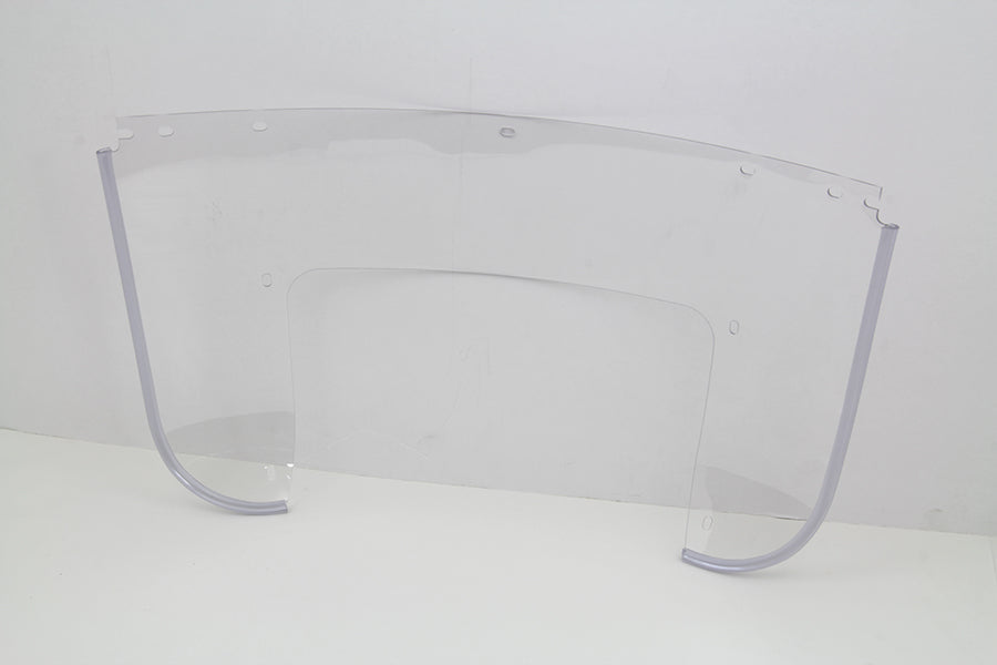 Beaded Lower Windshield Clear