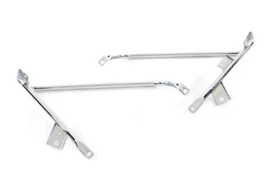 Chrome Saddlebag Support Set