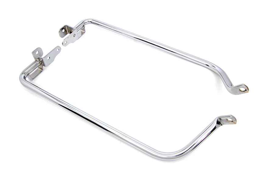 Chrome Saddlebag Support Set