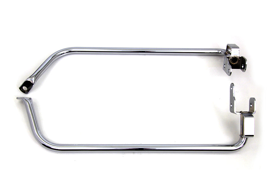 Chrome Saddlebag Support Set