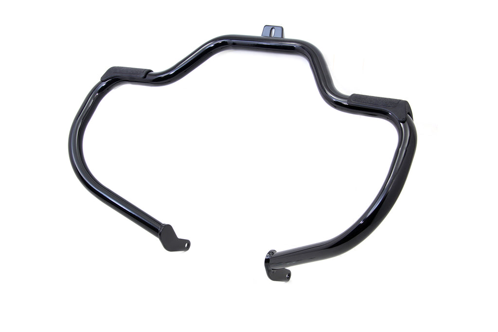 Black Front Engine Bar with Footpeg Pads