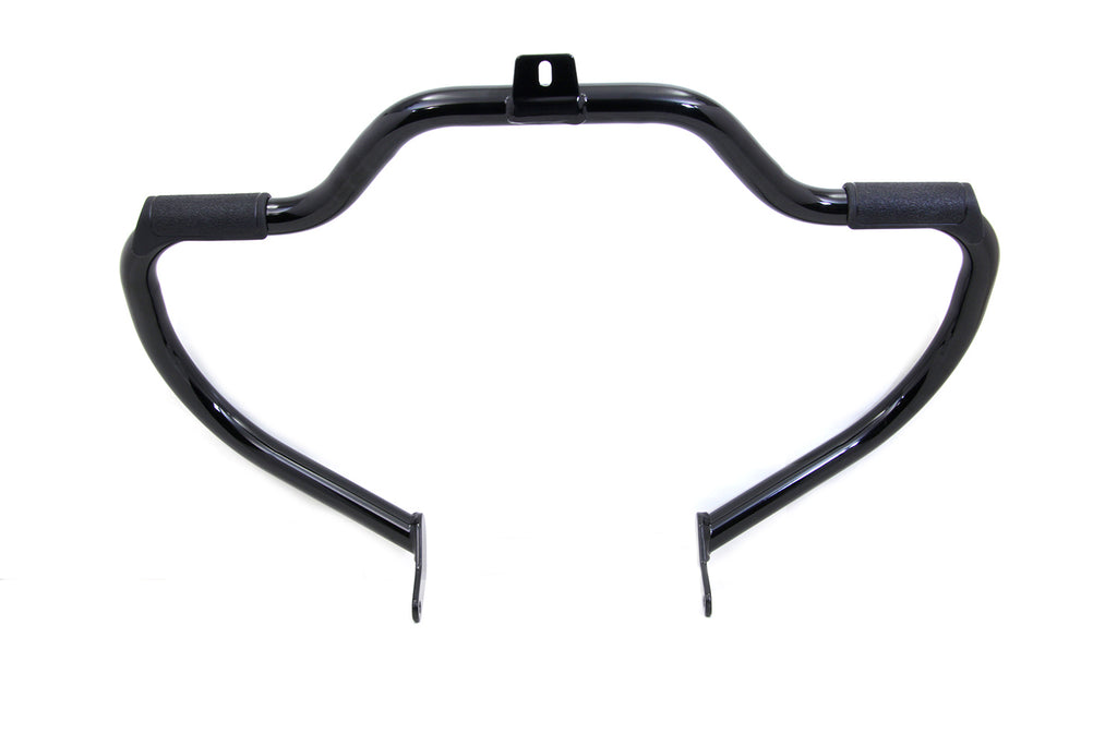 Black Front Engine Bar with Footpeg Pads