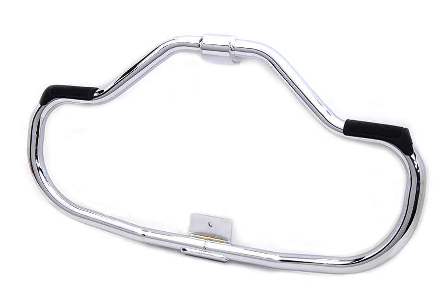 Chrome Front Engine Bar with Footpeg Pads