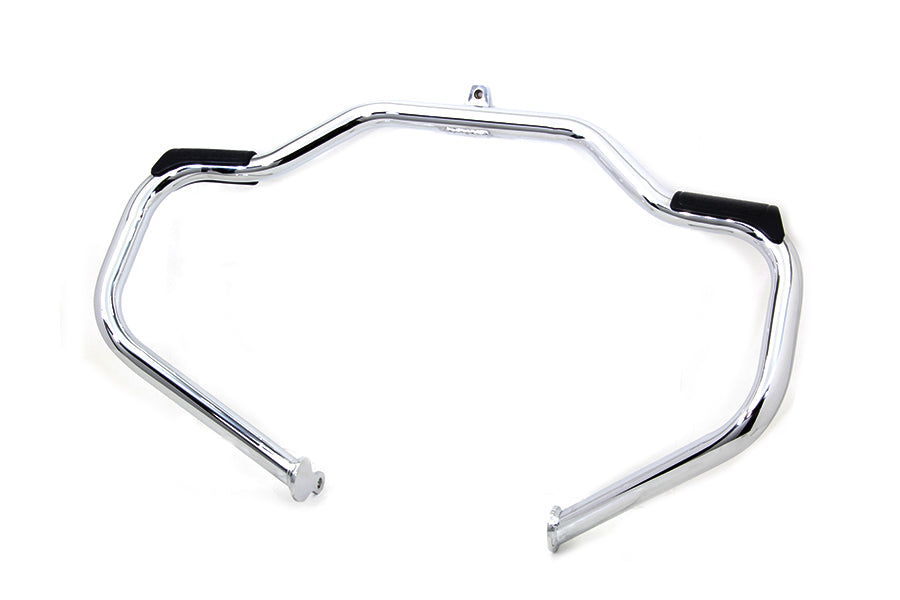 Chrome Front Engine Bar with Footpeg Pads
