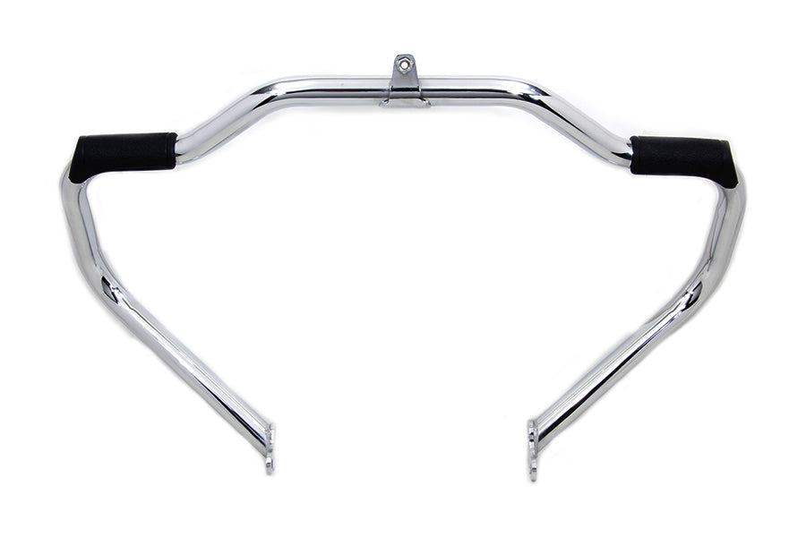 Chrome Front Engine Bar with Footpeg Pads