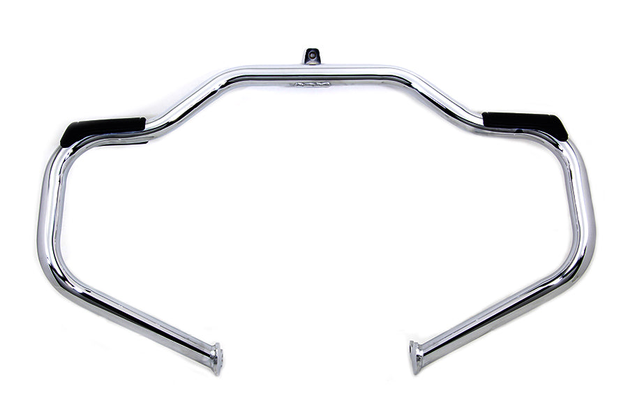 Chrome Front Engine Bar with Footpeg Pads
