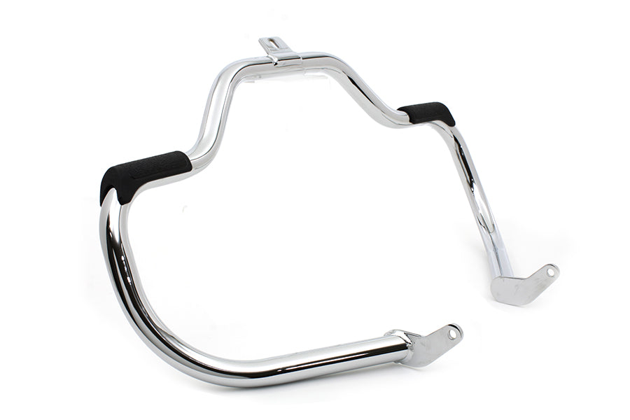 Chrome Front Engine Bar with Footpeg Pads