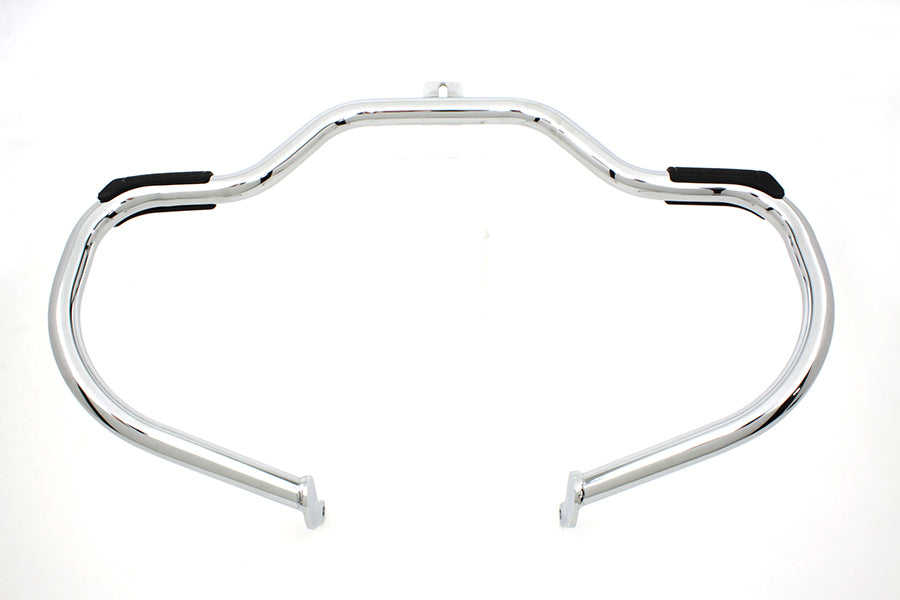 Chrome Front Engine Bar with Footpeg Pads