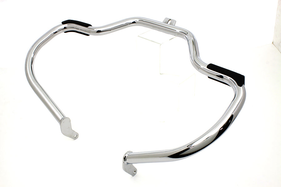 Chrome Front Engine Bar with Footpeg Pads