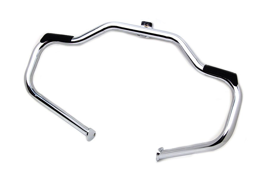 Chrome Front Engine Bar with Footpeg Pads