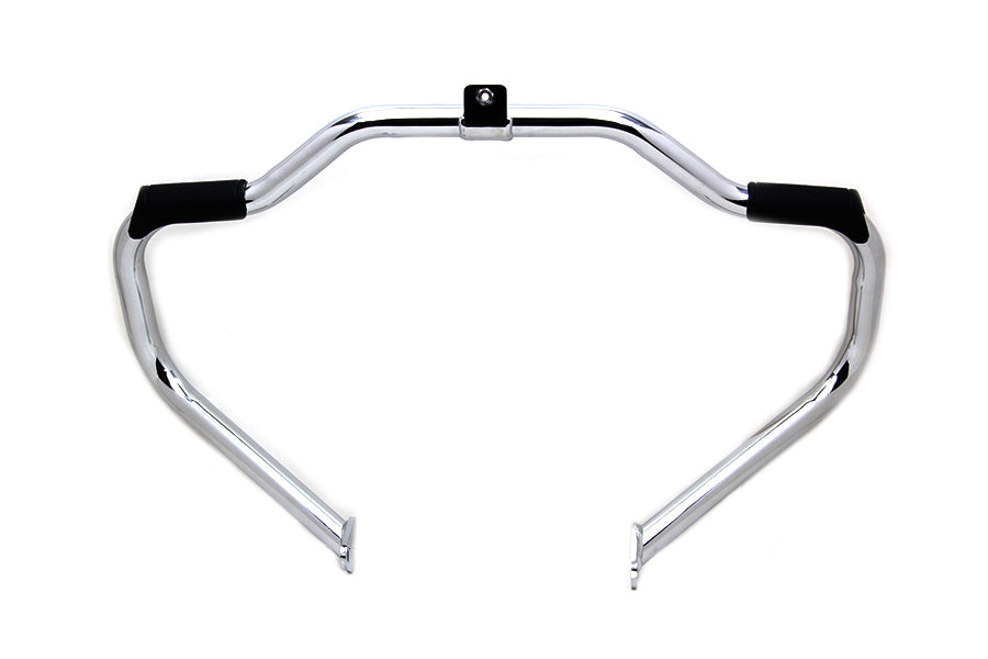 Chrome Front Engine Bar with Footpeg Pads