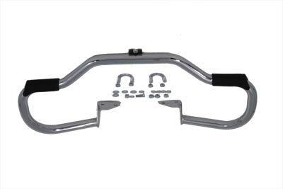 Chrome Front Engine Bar with Footpeg Pads