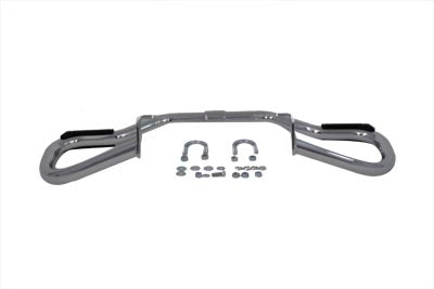 Chrome Front Engine Bar with Footpeg Pads